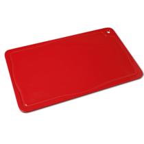 Placa de Corte Vermelha com Canaleta 50x30x1 cm Pronyl