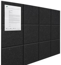 Placa de cortiça Sanakma, pacote com 12, 48 x 36 cm, com adesivos e alfinetes