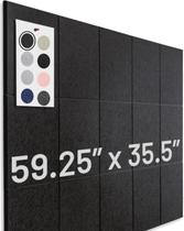 Placa de cortiça WallHero Large 150x90cm com 15 azulejos de feltro