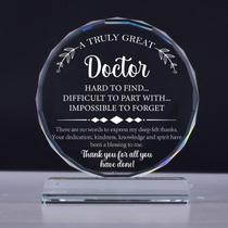 Placa de cristal Uniquilling Doctor Award 15x14x3 cm 0,5 kg Placa de cristal Uniquilling Doctor Award 15x14x3 cm 0,5 kg