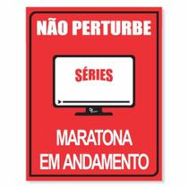 Placa De Decoração Não Perturbe - Ps1Mm 20X27Cm