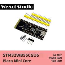 Placa De Demonstração STM32WB55CGU6 STM32WB55 BLE-5.4 Zigbee Thread Matter USB AES-256