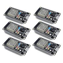 Placa de desenvolvimento Aideepen ESP-WROOM-32 6-Pack 2,4 GHz Placa de desenvolvimento Aideepen ESP-WROOM-32 6-Pack 2,4 GHz
