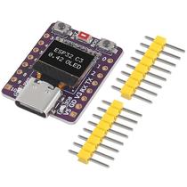 Placa De Desenvolvimento ESP32-C3 WiFi Bluetooth Com Antena De Cerâmica E Tela OLED De 0,42