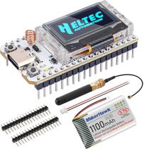 Placa de desenvolvimento ESP32 LoRa V3 com conjunto de baterias de 1100mAh