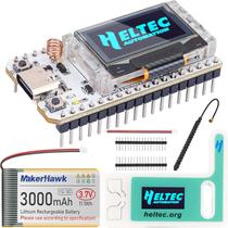 Placa de desenvolvimento ESP32 LoRa V3 com conjunto de baterias de 3000mAh