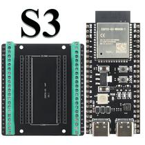 Placa de Desenvolvimento ESP32-S3 com Wi-Fi 2.4G e Bluetooth - Kit com Adaptador de Expansão 44-Pin Tipo-C