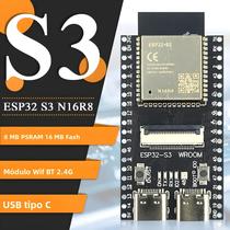 Placa De Desenvolvimento ESP32 S3 N16R8 Com Módulo De Câmera Wifi 24G BT OV2640 OV5640 8MB PSRAM