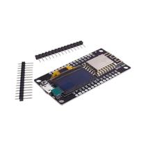 Placa De Desenvolvimento NodeMCU ESP8266 V3 Com Display OLED De 0,96 Polegadas, Módulo WiFi CH340G