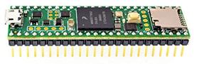 Placa de desenvolvimento PJRC Teensy 4.1 com pinos