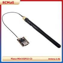 Placa De Desenvolvimento Super Mini ESP32 ESP32-C3 Com Antena WiFi 2.4G, Módulo Wi-Fi BT ESP32C3