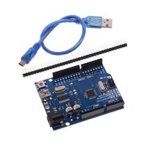 Placa De Desenvolvimento UNO R3 Chip ATMEGA328P ATMEGA16U2 UNO+WiFi CH340G WeMos ESP8266 Arduino