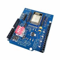 Placa De Desenvolvimento WiFi Wireless Shield UART ESP8266 ESP-12E Para Módulos De Circuitos Arduino