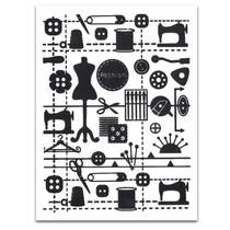 Placa de Emboss AM 10x15 - Costura Placa de Emboss AM 10x15 - Costura
