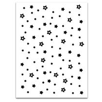 Placa de Emboss AM 10x15 - Estrelas