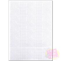 Placa de Emboss AM 127x177 - Textura Crochê Placa de Emboss AM 127x177 - Textura Crochê