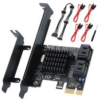 Placa de entrada/saída ACTIMED PCI-E X1 para 4 portas SATA 3.0
