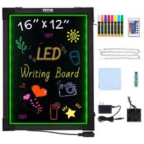 Placa de escrita de mensagens LED VEVOR 16x12 com marcadores de giz Placa de escrita de mensagens LED VEVOR 16x12 com marcadores de giz