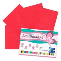 Placa de EVA 40x60cm atoalhado Vermelho pacote com 5 folhas - Seller Placa de EVA 40x60cm atoalhado Vermelho pacote com 5 folhas - Seller