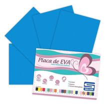 Placa de EVA 40X60cm Azul Royal pacote com 10 folhas - Seller