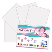 Placa de EVA 40X60cm Branco pacote com 10 folhas - Seller