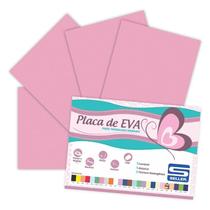 Placa de EVA 40X60cm Rosa Claro pacote com 10 folhas - Seller
