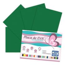 Placa De Eva 40X60Cm Verde Bandeira Pacote Com 10 Folhas - S