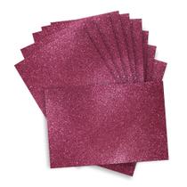 Placa de EVA Brilho Seller 60x40cm 1,5mm 10 Unidades, Glitter Integral, Lavável e Atóxica