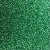 Placa de EVA com Glitter Verde 60X40CM 2MM Pacote com 5