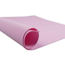 Placa de EVA Liso Rosa 2mm 40cm x 60cm Leo e Leo - Leonora
