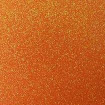 Placa de EVA Neon Glitter Make + 40 x 48 cm Laranja - 9820