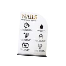 Placa de exibição de arte de unhas, porta-pontas de unhas postiças, acrílico, estilo B