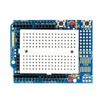 Placa De Expansão Arduino UNO Proto Shield Com Mini Breadboard Para Eletrônica DIY