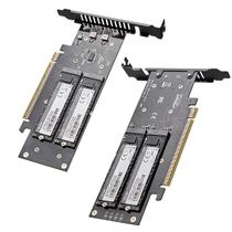 Placa de expansão JEYI Quad NVMe PCIe 4.0 para 4 SSD de 8 TB Placa de expansão JEYI Quad NVMe PCIe 4.0 para 4 SSD de 8 TB