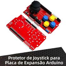 Placa De Expansão Joystick Shield Para Arduino Com Função De Teclado E Mouse Analógico Placa De Expansão Joystick Shield Para Arduino Com Função De Teclado E Mouse Analógico