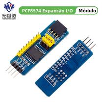 Placa De Expansão MCU Expansor IO I2C De 8 Bits Para Arduino AVR STM8 C8051F PCF8574 Módulo De