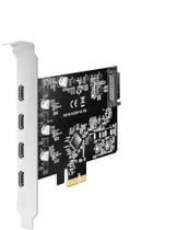Placa de Expansão PCI-e USB-C 3.2 Gen1 5Gbps com 15PIN SATA