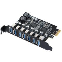 Placa de expansão USB 3.0 PCIe de 7 portas para PC desktop MZHOU Placa de expansão USB 3.0 PCIe de 7 portas para PC desktop MZHOU