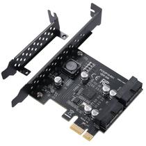 Placa de expansão YBBOTT PCIE 2 portas USB 3.0 Super Speed 5Gbps