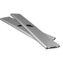 Placa de extrusão TACO Metals para T-Top, 51 cm, pré-furada, par