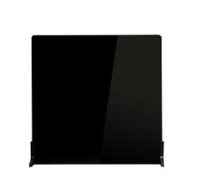 Placa de fundo V-FLAT WORLD Duo, 61 x 61 cm, preta brilhante/fosca