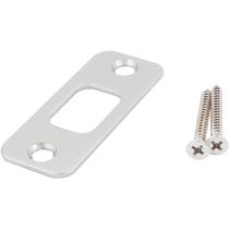 Placa de golpe para cerrojo Deadbolt Stone Harbor Hardware en níquel satinado