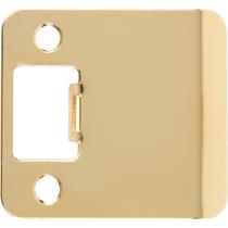 Placa de Golpe Stone Harbor Hardware con Esquinas Redondeadas en Latón Pulido 6x5 cm