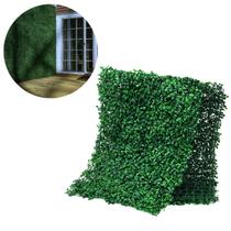Placa de Grama Sintética 40x60cm Verde para Parede