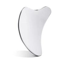 Placa De Gua Sha Em Aço Inoxidável Para Massagem Facial, Pescoço E Costas, Raspador Facial Guasha