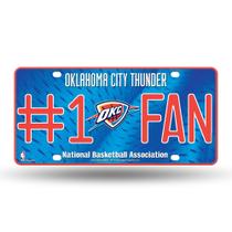 Placa de identificação automática de metal Rico NBA Oklahoma City Thunder