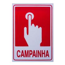 Placa de Identificação Campainha 200 J.A Placas