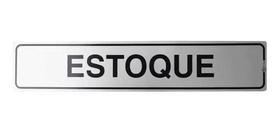 Placa de identificação de estoque Indika