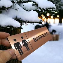 Placa de identificação para porta Placa de identificação para porta