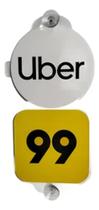 Placa de identificação Uber/99